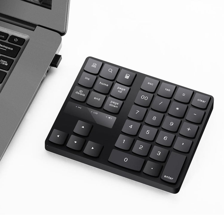 Tastierino numerico wireless USB 2.4G 35 tasti ricarica tastiera digitale portatile mini tastierino numerico Tastierino numerico wireless USB 2.4G 35 tasti ricarica tastiera digitale portatile mini tastierino numerico
